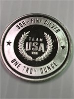 Team USA - Olympic Team .999 Fine Silver 1oz
