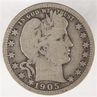 1905 Barber Quarter (Better Date)