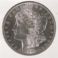 1890-s Morgan Silver Dollar (CH BU? Tougher Date)