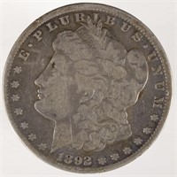 1892-cc Morgan Silver Dollar (KEY date)