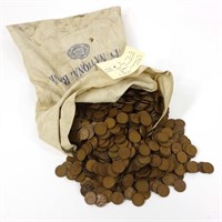 1910's - 1930's Wheat Cents (9+ lbs!)