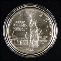 1986-p Statue of Liberty Silver Dollar (UNC)
