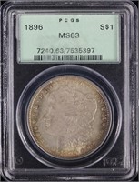1896 Morgan Silver Dollar (PCGS MS63)