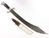 Mexican Eagle Head Sword & Hunting Knife