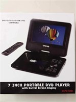 Craig 7" portable DVD player with remote