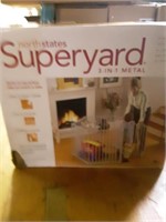 Superyard port indoor/outdoor play yard