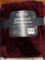 Berkshire velvet soft oversized throw