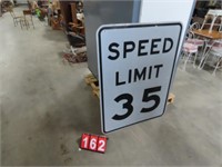 SPEED LIMIT 35 MPH NYS SIGN 3FT X 4FT