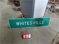 WHITESVILLE NY NYS  SIGN 6FT X 18"