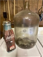 Glass Jug, Coca-cola Tin