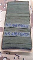 1000 New Insignia USAF Name Tapes Subdued