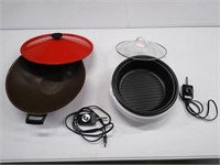 Electric Wok & Aroma Crock Pot