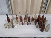 37 Various Vintage Bottles