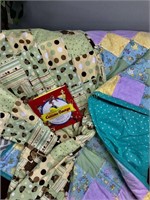 CURIOUS GEORGE QUILT AND BOOK and STARRY NIGHT QUI