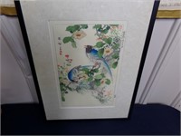 Japanese Woodblock by Bairei Kohno c 1890