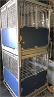 32 x 32 x 81 animal cage, 2 compartments