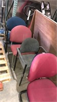 4 padded chairs