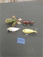 Jumping frog lure and three misc