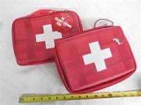 (2) First Aid/Medicine Bag for Car/Home/Office