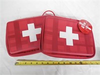 (2) First Aid/Medicine Bag for Car/Home/Office