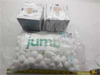 Cotton Balls 200ct & 2 Boxes Kleenex Tissues 65ct