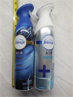(2) Febreze Air Freshener Spray- Ocean & Heavy