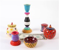 Colorful Decorative Wood Items