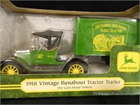 Ertl John Deere 1918 Tractor Trailer