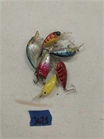 vintage bright small lures