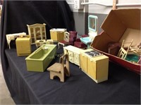 Lot of Barbie Size Furniture & House Fixtures,