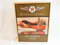 1996 Texaco Grumman Metal Airplane Bank