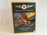 1995 Texaco Metal Stearman Biplane Bank