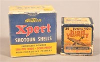 Two boxes of Vintage Shotshell Ammunition