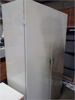 Metal storage cabinet 42" w X 66" tall