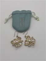 Ross-Simons Sterling & Pearl Earrings