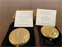 Lot of 2 Estee Lauder Pressed Powder Compacts