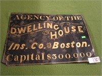 BOSTON DUELLING HOUSE SIGN
