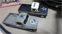 PAIR OF CERAMIC TRUCKS