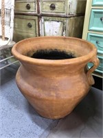 Very Large Ceramic Planter Pot w/Handles