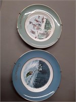 AVON CHRISTMAS PLATE LOT 1975 1976