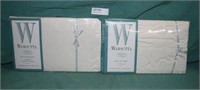N.O.S. WAMSUTTA FULL SIZE FITTED & FLAT SHEETS