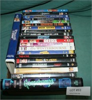 APPROX. 20 DVD & VHS MOVIES