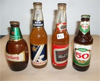 4 Old Beer Bottles