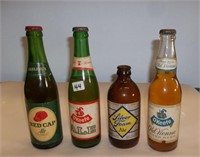 4 Old beer Bottles