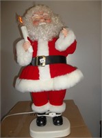Animated Light up Santa with Candle