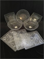 Plastic Serving Bowls and Trays