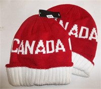 2 New Canada Toques  (Adult size)