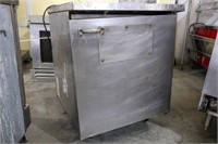 Stainless Steel prep fridge, needs work