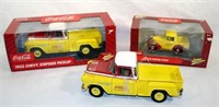 (Lot of 3)Johnny Lightning Coca-Cola Pickup Trucks