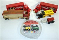 Lot of Various Coca-Cola Collectible Trucks